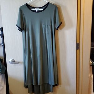 NWOT LuLaRoe Green Hi-Low T-Shirt Dress